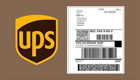 does the ups store print labels: