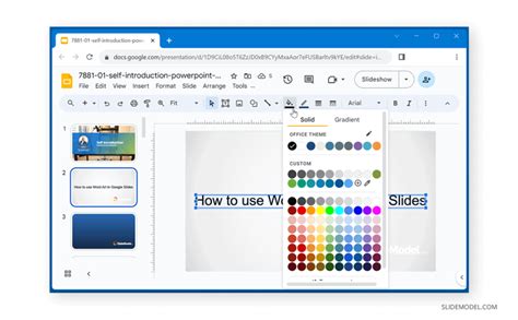 What Is Word Art in Google Slides and Its Impact on Presentation Design